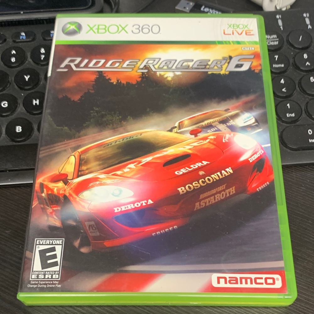Microsoft Ridge Racer 6 for Xbox 360 - Red and Green